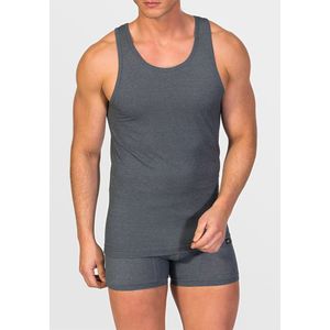 zd ZERO DEFECTS Onderhemd 'Tank top Egyptian cotton'  donkergrijs