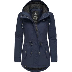 Ragwear Winterparka 'Monadis'  navy / bruin / zwart / wit