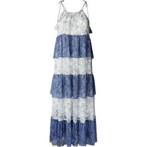 Pepe Jeans Jurk ' DELIA'  blauw / wit