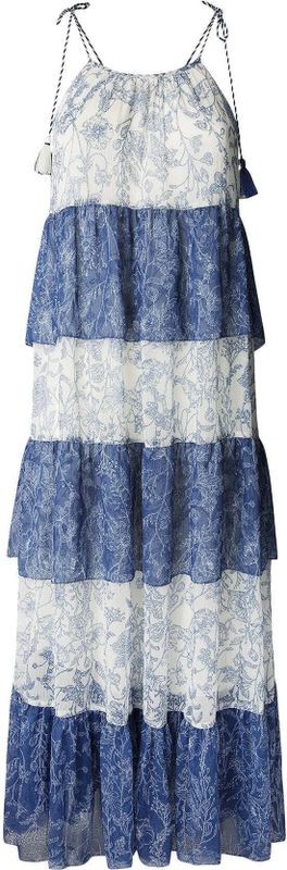 Pepe Jeans Jurk ' DELIA'  blauw / wit