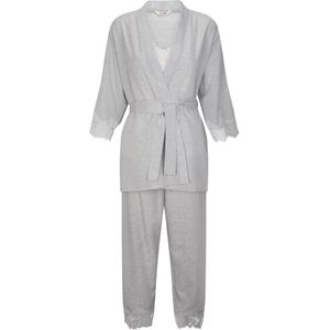 Goldenbay Pyjama ' Gown, Camisole & Pants Emili '  grijs