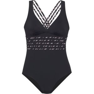 Lascana - Badpak Kaa - Zwart - Gekruiste Bandjes