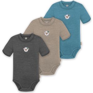 normani Rompertje/body 'Tihoi'  blauw / bruin / grijs