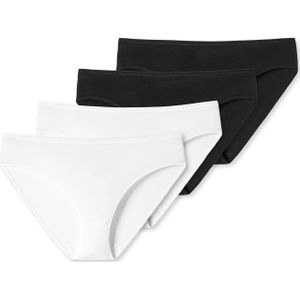 SCHIESSER Slip  zwart / natuurwit