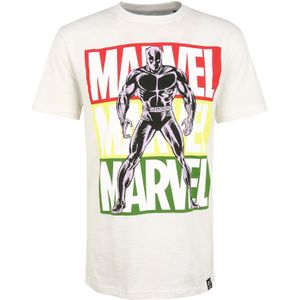 Recovered Shirt 'Marvel Black Panther'  ecru