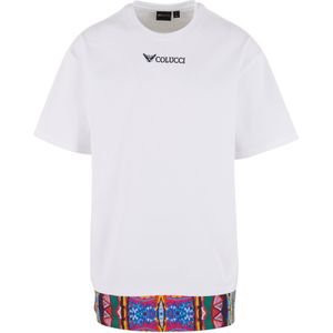 Colucci Shirt  blauw / grasgroen / rood / wit