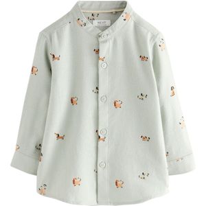 Next Overhemd  cognac / mintgroen