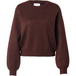 NÜMPH Trui 'BIR SOLID'  bruin
