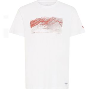 North Bend Shirt 'Carsten'  kastanjebruin / wit