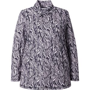 Ulla Popken Blouse  zwart / wit