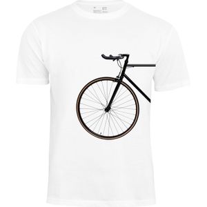 Cotton Prime Shirt 'Bike Lover'  zwart / wit