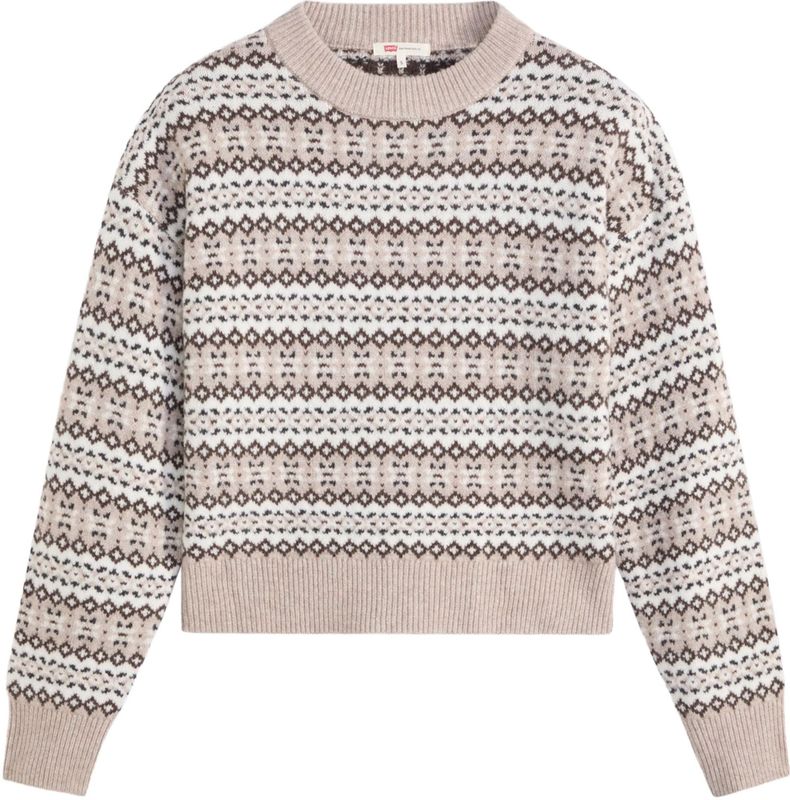 LEVI'S - Ines - Trui - Nude / Ivoor / Donkerbruin / Zwart
