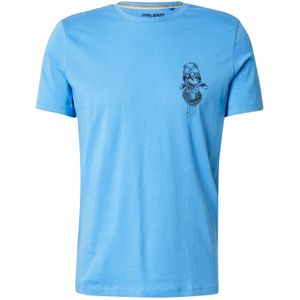 BLEND Shirt 'JACKSON'  azuur / cappuccino / olijfgroen / zwart