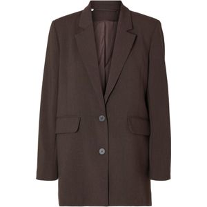 Blazers - RITA - Gerecycled Materiaal - Effen - Losse Pasvorm - Lange Mouw