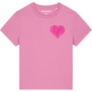 Watapparel Shirt 'Pink Heart'  fuchsia / eosine