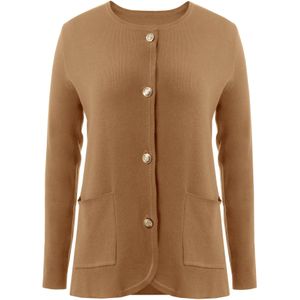 Imily Bela Gebreid vest  camel