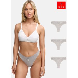 Tazzio String '3er Pack F927'  grijs