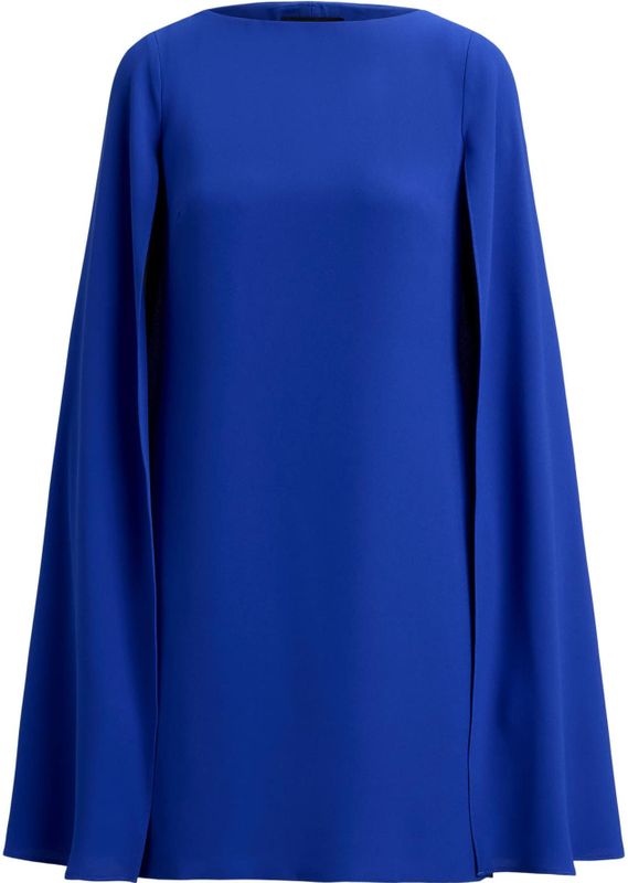 Cocktailjurk met ronde hals, model 'PETRA'