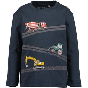 Blue Seven - Shirt - Donkerblauw - Lange Mouwen