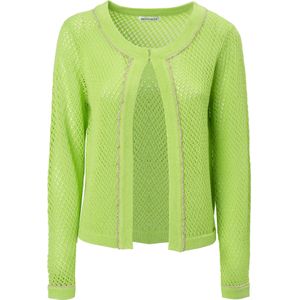 Influencer Gebreid vest  groen