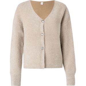 YAS Gebreid vest 'YASLISTRA'  beige