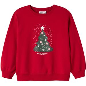 Name It - NKFRILI LS NREG - Sweatshirt - Jester Red - Lange Mouwen