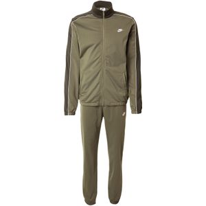 Nike Sportswear Joggingpak 'CLUB'  olijfgroen / donkergroen / wit