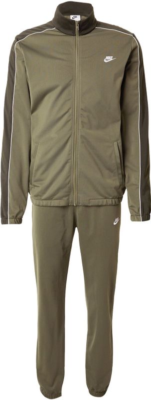 Nike Sportswear Joggingpak 'CLUB'  olijfgroen / donkergroen / wit
