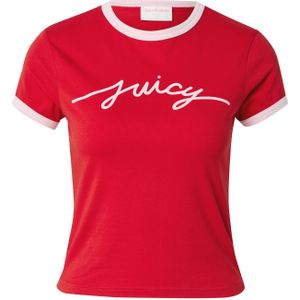 Juicy Couture Shirt 'Ringer'  rosé / rood