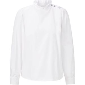 Rich & Royal - Blouse - Wit - Wijde Blouse - Lange Mouw