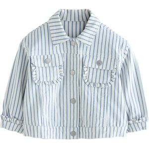 Next Tussenjas  blauw / wit