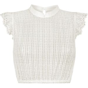 STOCKERPOINT - Lenka - Blouse - Wit - Korte Pasvorm