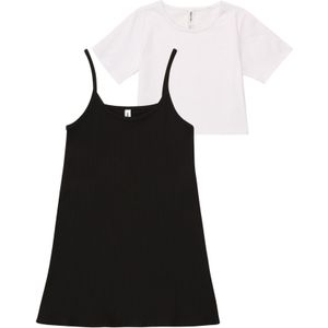 ABOUT YOU Set 'Leona'  zwart / wit