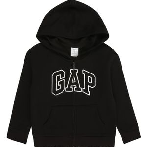 GAP Sweatvest  zwart / wit