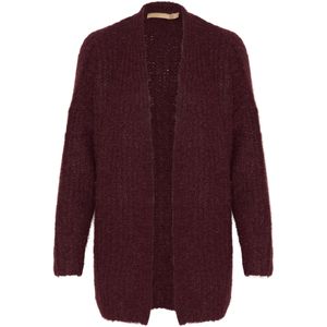 CULTURE Gebreid vest 'Brava'  bourgogne