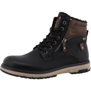 TOM TAILOR Veterboots  bruin / zwart