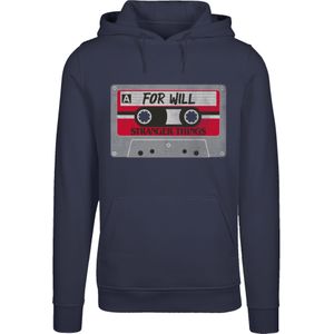 F4NT4STIC Sweatshirt 'Stranger Things Netflix TV Series'  navy / grijs / grenadine / zwart