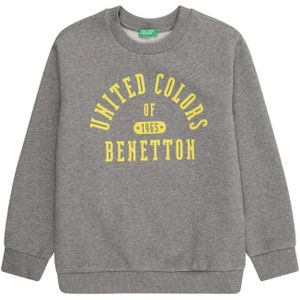 UNITED COLORS OF BENETTON Sweatshirt  geel / grijs gemêleerd