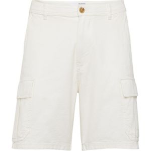 SELECTED Cargobroek 'SLHOLAF'  crème