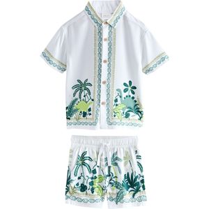 Next Set  smaragd / jade groen / lichtgroen / wit