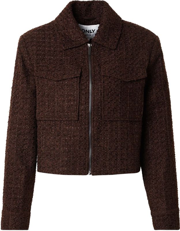 Onlshona - Lichte Jas - Overshirt - Kort - Lange Mouwen - Ritssluiting