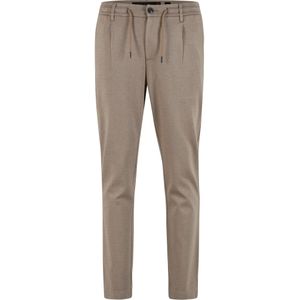 INDICODE JEANS Bandplooibroek 'Zeddi'  beige gemêleerd