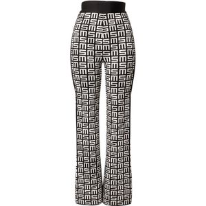 Misspap Broek  zwart / wit
