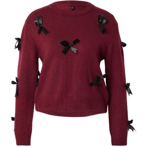 Trendyol Trui  bordeaux / zwart