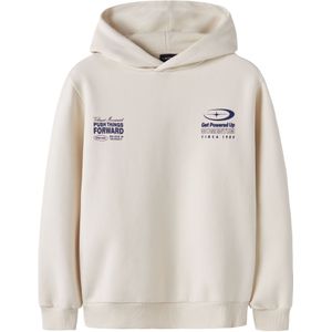 Hoodie - Regular Fit - Geborstelde Sweatstof - Lange Mouwen