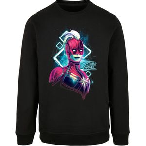 Sweatshirt 'Captain Marvel - Neon Warrior'