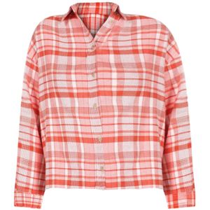 Colin's Blouse  oranje / wit