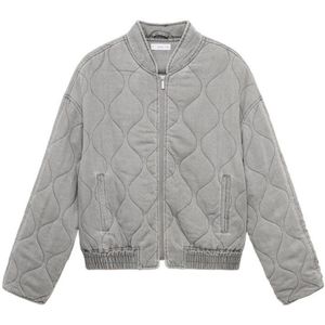 MANGO TEEN Tussenjas 'Onda'  grijs