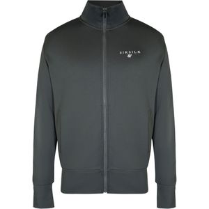 SikSilk Sweatvest  basaltgrijs / wit