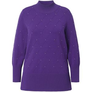 Ulla Popken Trui  lila / zilver